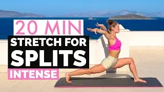 20 MIN INTENSE STRETCH FOR SPLIT / How to get your front splits?/ Duygu Cabas