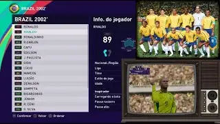 eFootball PES 2021 - BRAZIL 2002 - World Cup 2002 - Classic Teams - Super Patch (PS4/PS5)