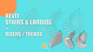 #29 Revit Stairs Landing Risers Treads