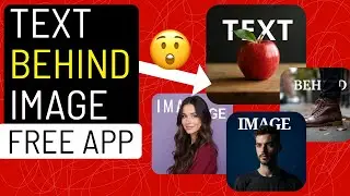Text Behind Images - free Android app works offline
