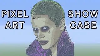 Minecraft Pixel Art Showcase - The Joker (Suicide Squad)