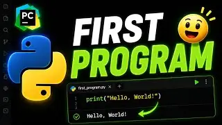 #1 Python Tutorial for Beginners 2026 | Install Python & Run Your First Program