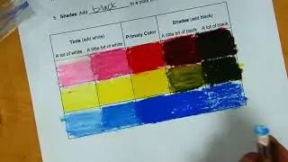 Monochromatic Landscape Vocab  and Creating Shades and Tints