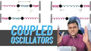 Coupled Oscillators | Normal Modes & Frequencies (Step by Step)
