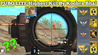 Pubg Mobile Lite Highest Kills World Record | Pubg Lite Highest 2 Kills Gameplay