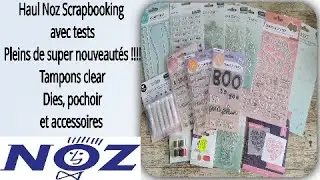 Haul Noz scrapbooking avec tests pleins de nouveautés #noz #studiolight #scrapbooking #scrap