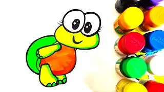 Bolalar uchun toshbaqa chizish | draw turtle very easy