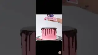 black pink cake plz subscribe