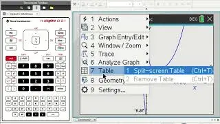 TI nSpire Graphing Tools