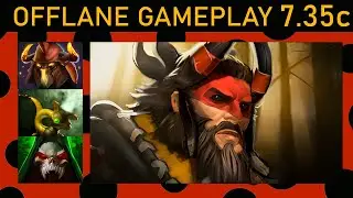 ✨ New Patch 7.35c Beastmaster 71% Kill participation! Offlane Gameplay - Dota 2 Top MMR