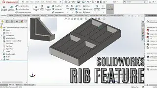 SolidWorks Rib Feature | How to use Rib in Solidworks