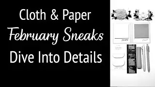 Cloth and Paper February Sub Box: Sneak Peeks and Hacks In Intricate Detail