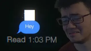 You left me on read
