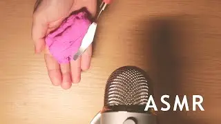 ASMR com massinha de areia e ferramentas | Sons para relaxar e dormir