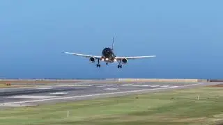 [4K] Wellington Airport - Air New Zealand Airbus A320-232 Landing RWY34 - 26/11/2021
