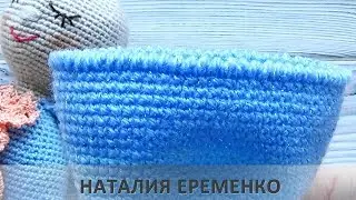 Как вязать рачий шаг по кругу // мастер-класс toyfabric