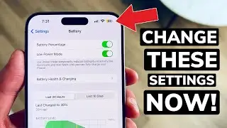 iOS 17 Settings That Are KILLING Your iPhone Battery Life!
