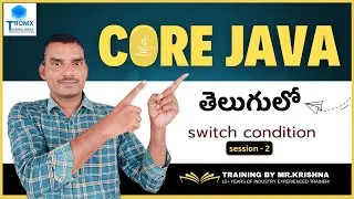 Switch Condition Session 2 || Java Telugu For Beginners || Java Training in Hyderabad - KPHB
