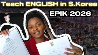 EPIK APPLICATION DOCUMENTATION PROCESS 2026| Documents needed to teach English in SOUTH KOREA