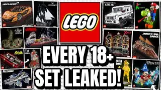 Every Lego 18+ Set LEAKED! (25+ Sets!)