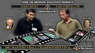 9-Ball - EFREN REYES vs EARL STRICKLAND - 2001 Masters 9-Ball Championship Finals