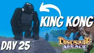 I try SURVIVE 30 Days as GIGANTOPITHECUS - Era Expansion Update | ROBLOX Dinosaur Arcade