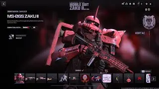 *NEW* TRACER PACK: MS-06S ZAKU II MOBILE SUIT BUNDLE IN MODERN WARFARE 3!