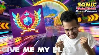 GIVE ME MY PLAT | Sonic Racing: CrossWorlds - Legend Competition