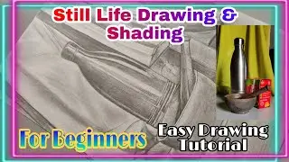 Still life Drawing with 3 objects || For Beginners || Easy Drawing Tutorial