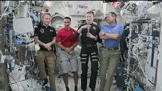 Expedition 67 NASA SpaceX Crew 3 Talks to Media Before Departing Station