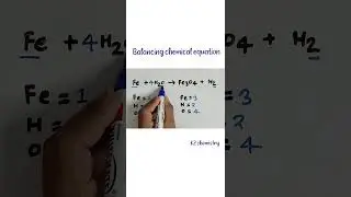 balance fe+h2o=fe3o4+h2 l fe + h2o → fe3o4 + h2 l 