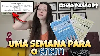 UMA SEMANA PARA O ENEM 2023 O QUE ESTUDAR l O Que Fazer em 1 Semana para o Enem???