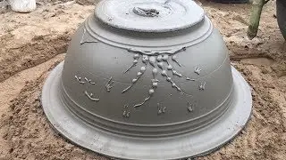 Design & technology projects to do at home - Tool for making concrete pot - Bonsai potn
