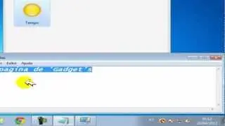 Como colocar e configurar o Gadget da previsão do tempo no Windons 7