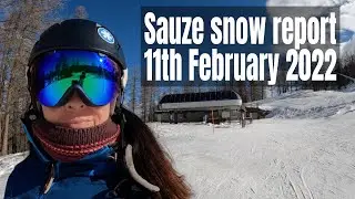 Sauze d'Oulx snow report 11:02:22