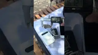 Checking Maximum size of aggregates for RCC slab concrete using vernier caliper