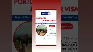 Portugal Job Seeker Visa 2024 #jobseekervisa #workvisa