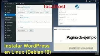 Instalar Wordpress en Linux (Debian 10) Completo -Apache, PHP, MySQL-MariaDB- Localhost🐼