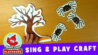 Three Scary Spiders | Sing and Play Craft for Kids | Maple Leaf Learning Playhouse