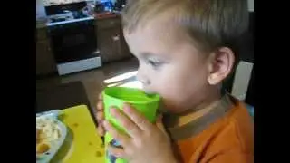 Brandon's 2nd Birthday Funny Face