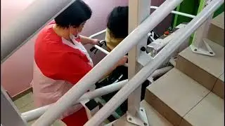 наклонный подъёмник с электроприводом для инвалидных колясок и не только в многоэтажные объекты