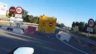 En moto a visitar puente destruido de Aldea del Fresno