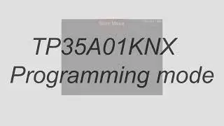 [KNX - EN] TP35A01KNX - Programming mode