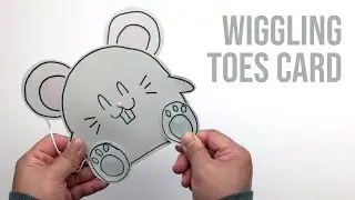 Wiggling Toes Card | Tutorial & Freebie | DIY
