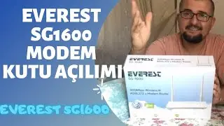 EVEREST SG1600 MODEM KUTU AÇILIMI