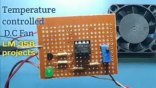 Automatic temperature controlled fan for heatsink