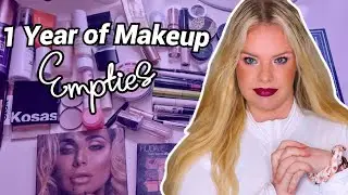 1 Year of Makeup Empties // ALL The Makeup I Used Up In 2022!