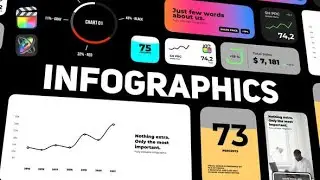 Apple Motion Template: Minimal Infohraphics