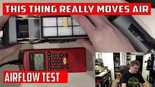 3D Printer Carbon/HEPA Air Scrubber Air Flow Tests