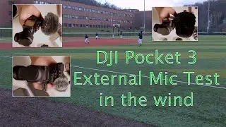 DJI Osmo Pocket 3 Mic Test in the Wind - DJI Wireless Mic 2, Sony Vlogger Mic, Sennheiser MKE 200